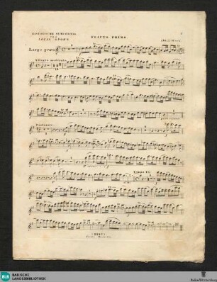 Historische Symphonie : im Styl und Geschmack vier verschiedener Zeitabschnitte; 116tes Werk; No. 6 der Symphonien