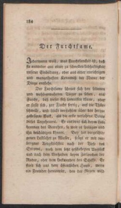 Der Furchtsame