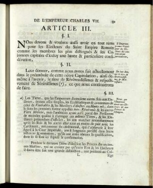 Article III.