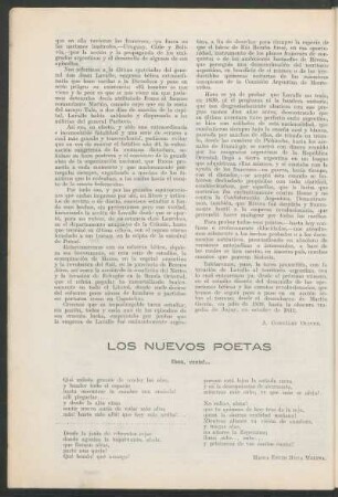 Los nuevos poetas - Ilusa, canta!...
