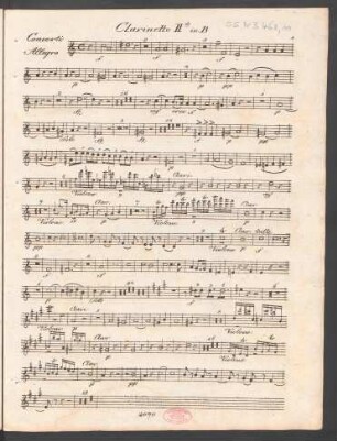 Clarinetto II.do in B