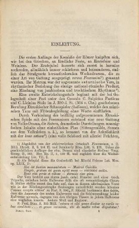 Ausgewählte Komödien des T. Maccius Plautus, 1. Trinummus