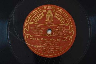 Gebet des Hüon: "Vater, hör' mich" : aus "Oberon" / (Weber)