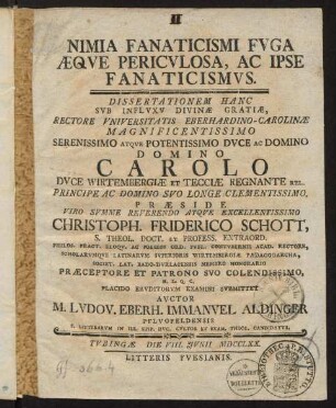 1-30, Nimia Fanaticismi Fuga Aeque Periculosa, Ac ...