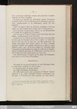 Morphologie.