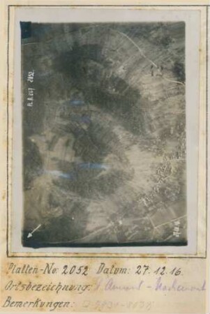 Foto des Geländes nordöstlich von Machemont zum Bois de Saint-Amand (Luftbild)