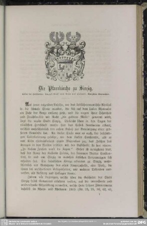 Die Pfarrkirche zu Sinzig