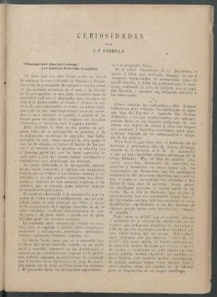 Curiosidades. : "Manual del Marino Cubano" por Andrés Sosvilla González.