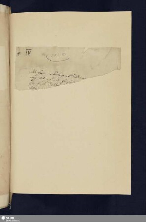 21e(3): Fragment eines Cirkulars von Schlegel; undat.