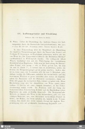 2 C. Lufttemperatur und Strahlung