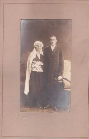 Foto Brautpaar im Fotoatelier