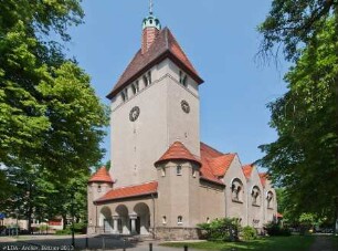 Dorfkirche & Grabmal Wilhelmine Anne Susanne v. Holwede, geb. Colomb; Berlin, Reinickendorf