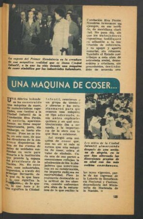 Una máquina de coser