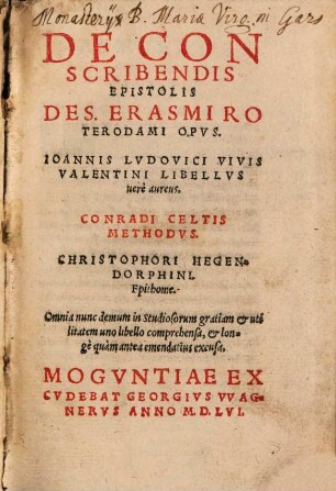 Opus de conscribendis epistolis