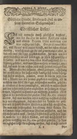 Christlicher Leser