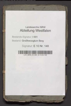 Die Salzprästationen des Salzwerks Sassendorf