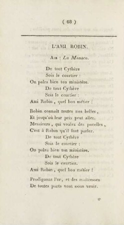 L'Ami Robin.