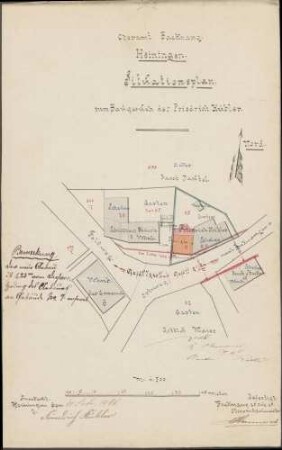 Kübler, Friedrich, Maurer Wohnhausaufstockung und Anbau