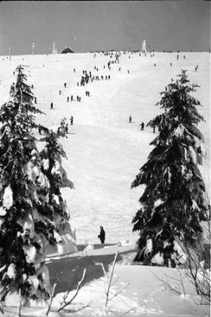 Feldberg: Skiläufer auf dem Feldberghang