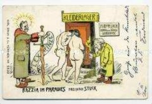 Satirische Karte zur Lex Heinze