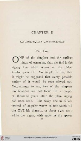 Chapter II: Geometrical decoration