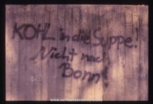 KOHL in die Suppe! Nicht nach Bonn!