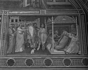 Fresken der Cappella Migliorati — Szenen der Vita des Matthäus — Ermordung des Matthäus