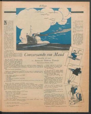 Conversando con Maud : Apostillas de viaje