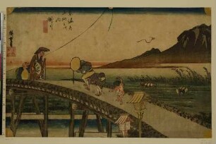 Kagegawa. Blick auf den Akiba-Berg. Serie: 53 Stationen des Ostmeerweges
