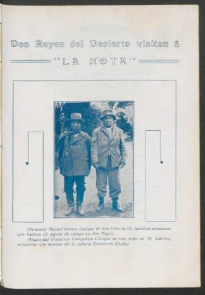 Dos reyes del desierto visitan a "LA NOTA"