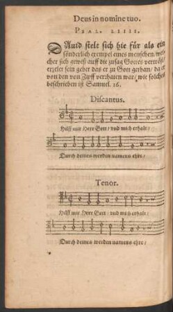 Deus nomine tuo. Psal. LIIII.