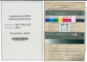 Entnazifizierung Jakob Gruemmer , geb. 17.08.1894 (Kaufmann)