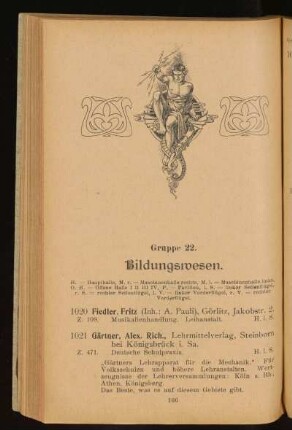 Gruppe 22. Bildungswesen