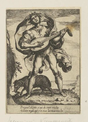Der Sanguiniker (Schiaminossi, Eigenschaften der Seele, 1605)
