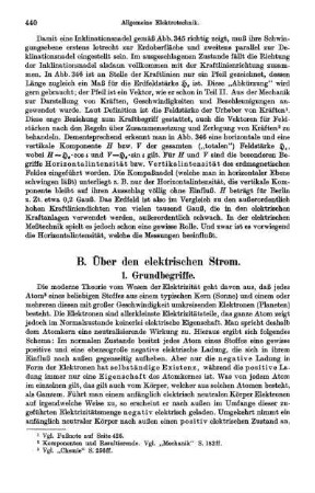 B. Über den elektrischen Strom