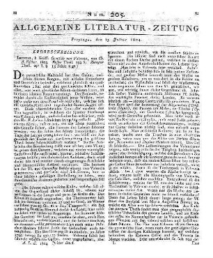 [Kind, F.]: Natalia. Bd. 2. Leipzig, Züllichau, Freystadt: Damann 1803