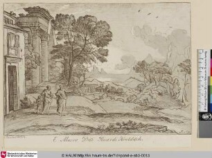 [Landschaft mit der Vertreibung Hagars; Le départ d'Agar]