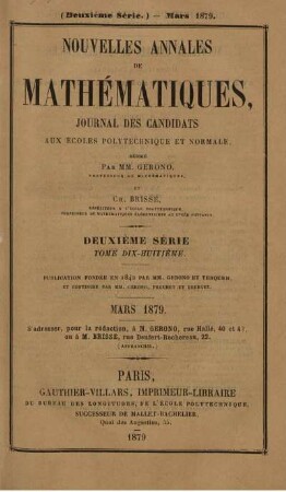 Mars 1879.