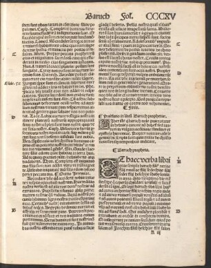 Praefatio in librum Baruch prophetae.