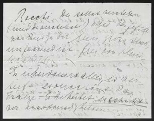 Brief von Alice Bernoulli an Margarete Hauptmann