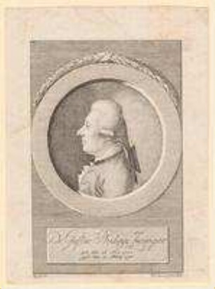 Dr. Gustav Philipp Zwinger; geb. 18. November 1733; gest. 22. März 1791