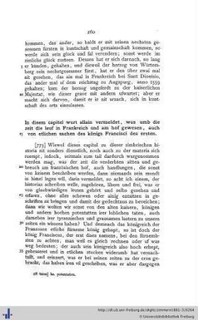 In disem capitel wurt allain vermeldet, was umb die zeit die leuf in Frankreich und am hof gewesen, auch von etlichen sachen des königs Francisci des ersten.