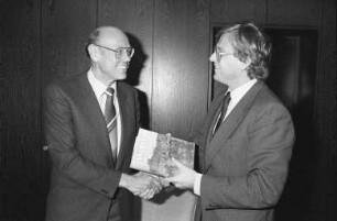 Arbeitsbesuch von Oberbürgermeister Prof. Dr. Gerhard Seiler beim Bürgermeister von Wörth Harald Seiter
