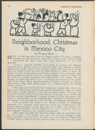 Neighborhood Christmas in Mexico City