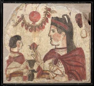 Fragment einer campanischen Grabmalerei