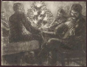 Ohne Titel [Weihnachten mit Christbaum]
