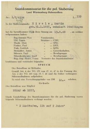 Eisele, Martin
