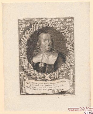 Georg Achatius Heher, Jurisconsultus, Kaiserl. Hofpfalzgraf, gräflich Schwarzburgischer Kanzler
