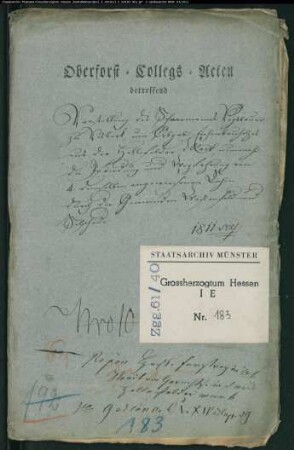 Widerrechtliche Abfuhr der dem Schaarmann Vogtbauer zu Visbeck aus der Hellefelder Mark angewiesenen Eichen