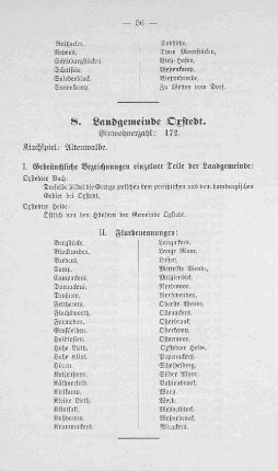 8. Landgemeinde Oxstedt.